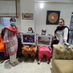 Latif Kapadia Memorial Welfare Trust donating creative paintings for the mothers at Ashiyana Trust – Senior Citizens Living