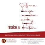 This World Charity Day, Open Your Heart