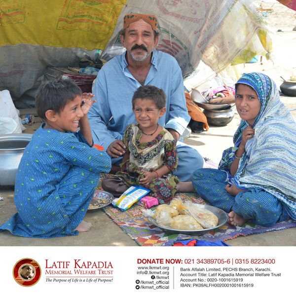 LKMWT continues its ambitions of eradicating the prevalence of malnourishment from the flood victims